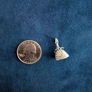 Elegant Silver Princess Pendant Charm